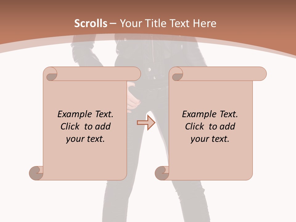 Lady Fashion Portrait PowerPoint Template