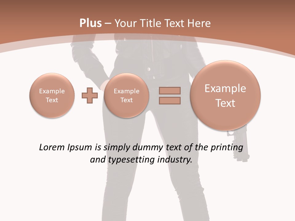 Lady Fashion Portrait PowerPoint Template