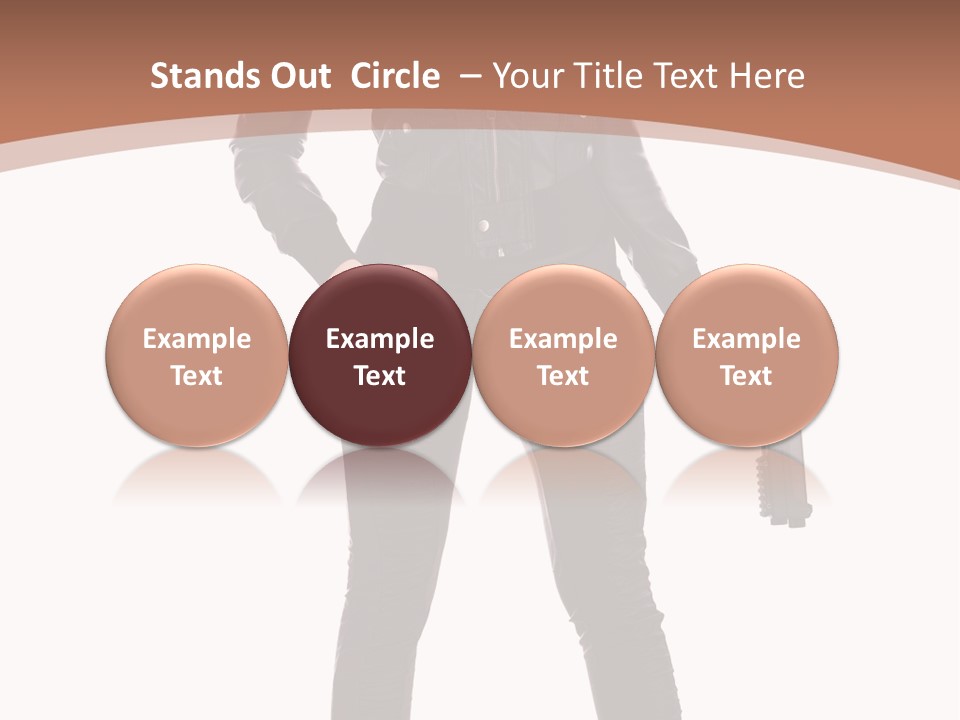 Lady Fashion Portrait PowerPoint Template