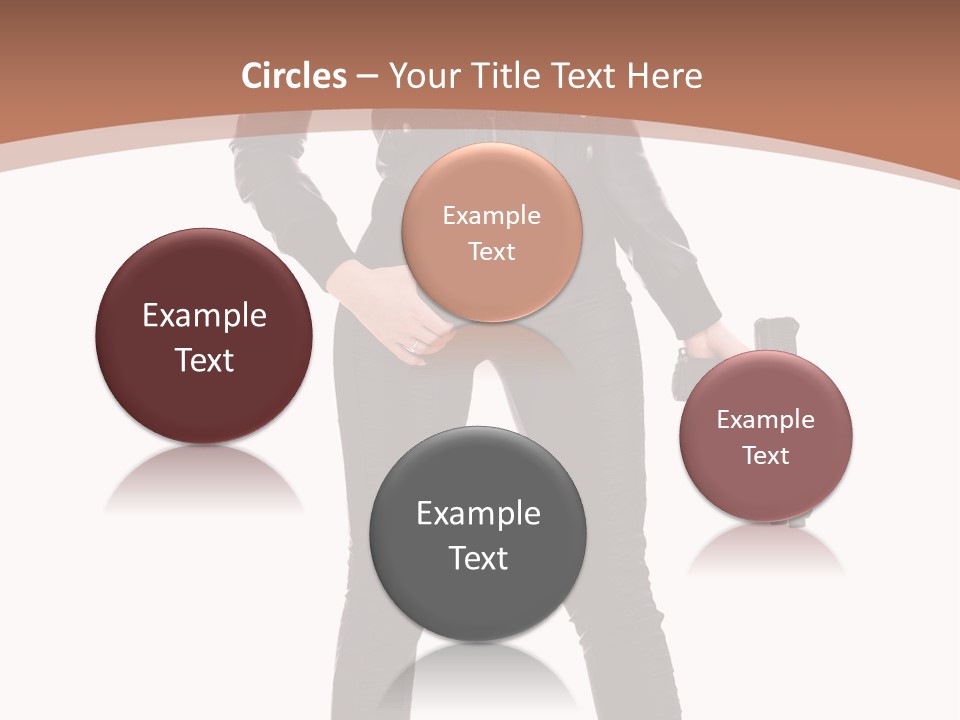 Lady Fashion Portrait PowerPoint Template