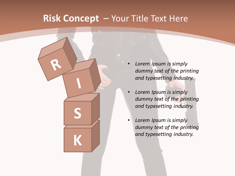 Lady Fashion Portrait PowerPoint Template