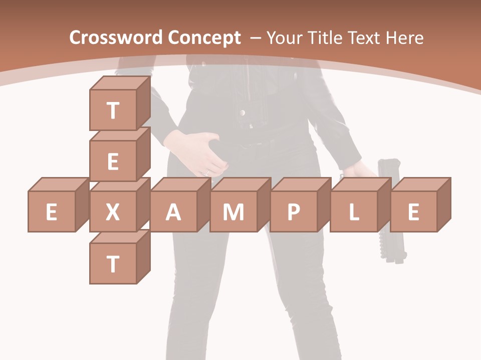 Lady Fashion Portrait PowerPoint Template