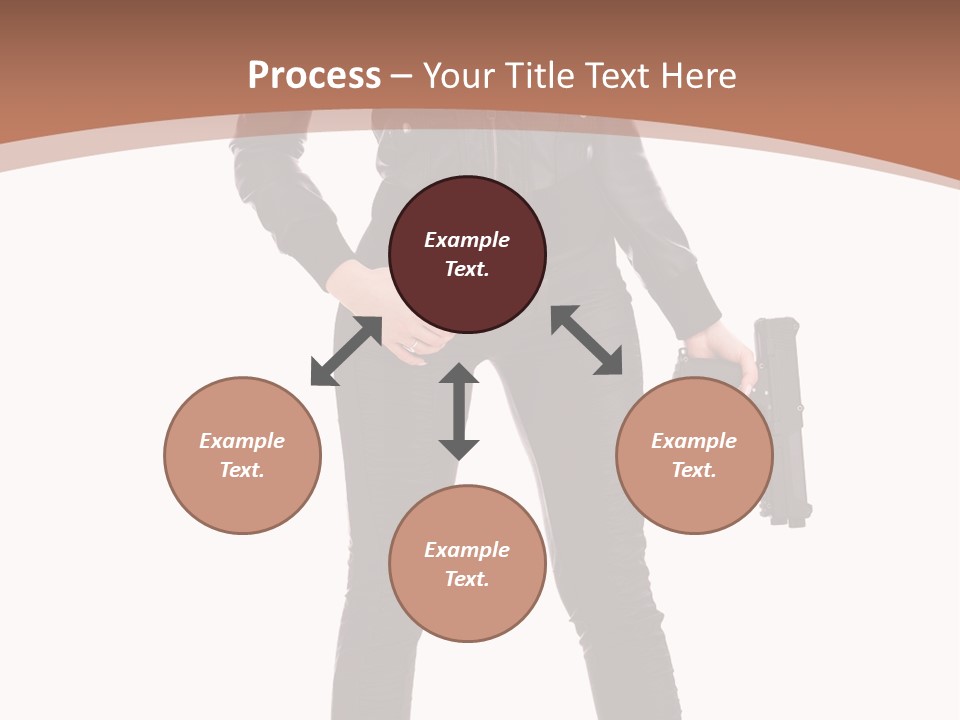 Lady Fashion Portrait PowerPoint Template