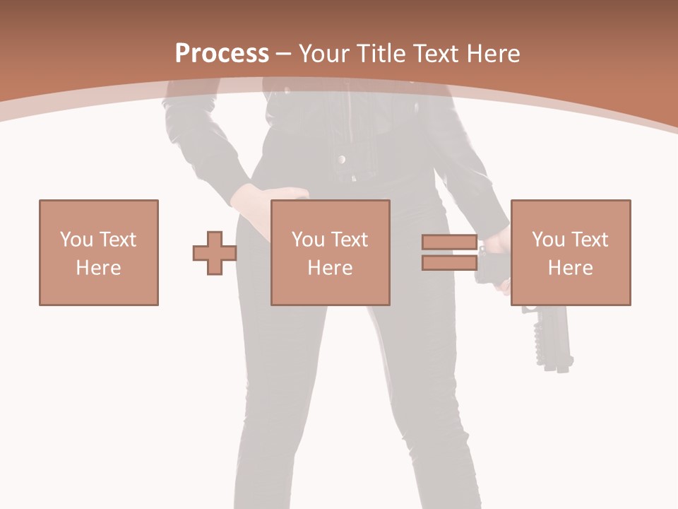 Lady Fashion Portrait PowerPoint Template