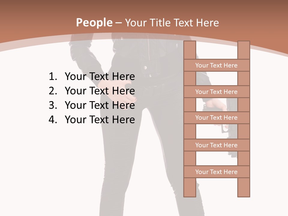 Lady Fashion Portrait PowerPoint Template