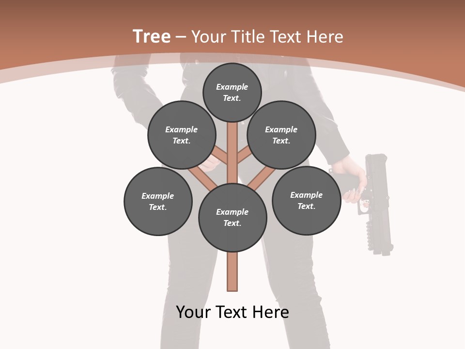 Lady Fashion Portrait PowerPoint Template