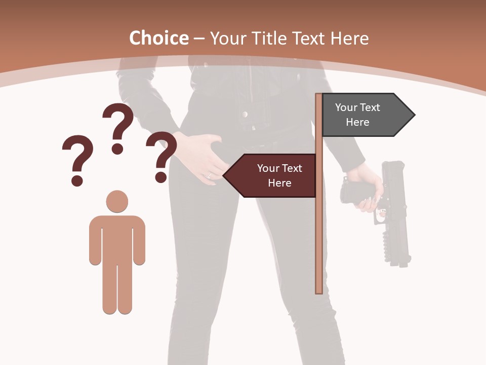 Lady Fashion Portrait PowerPoint Template