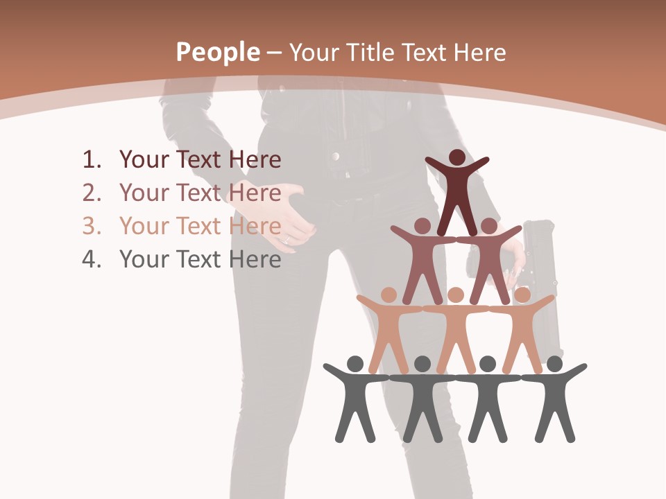 Lady Fashion Portrait PowerPoint Template