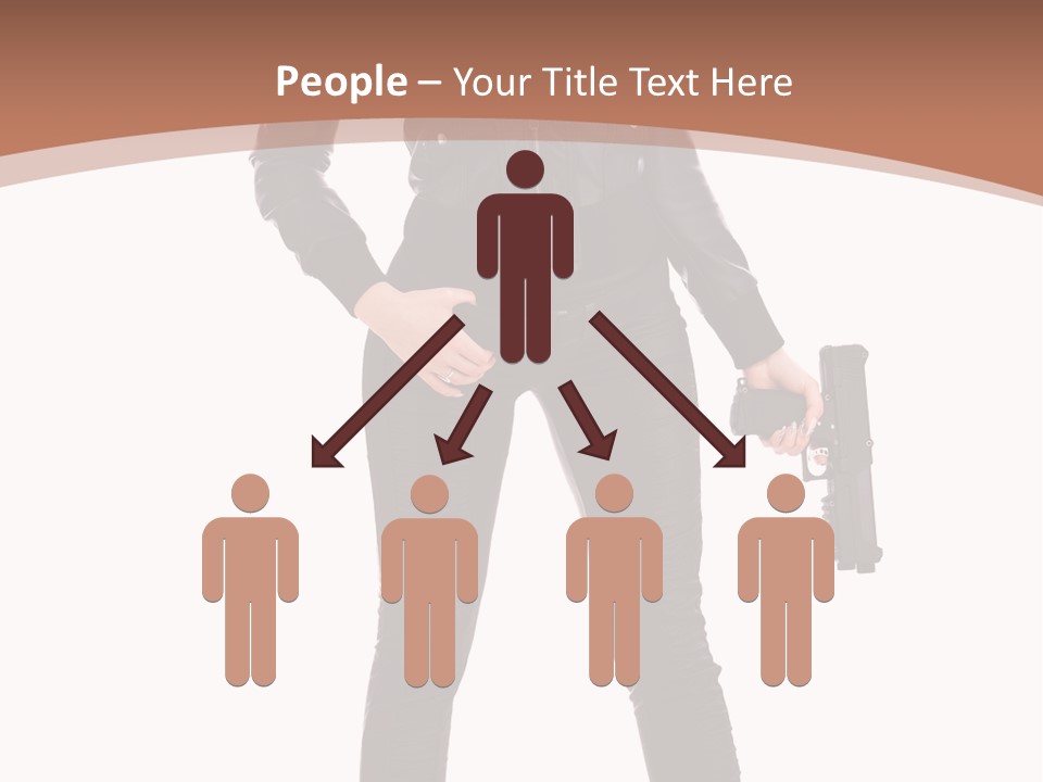 Lady Fashion Portrait PowerPoint Template