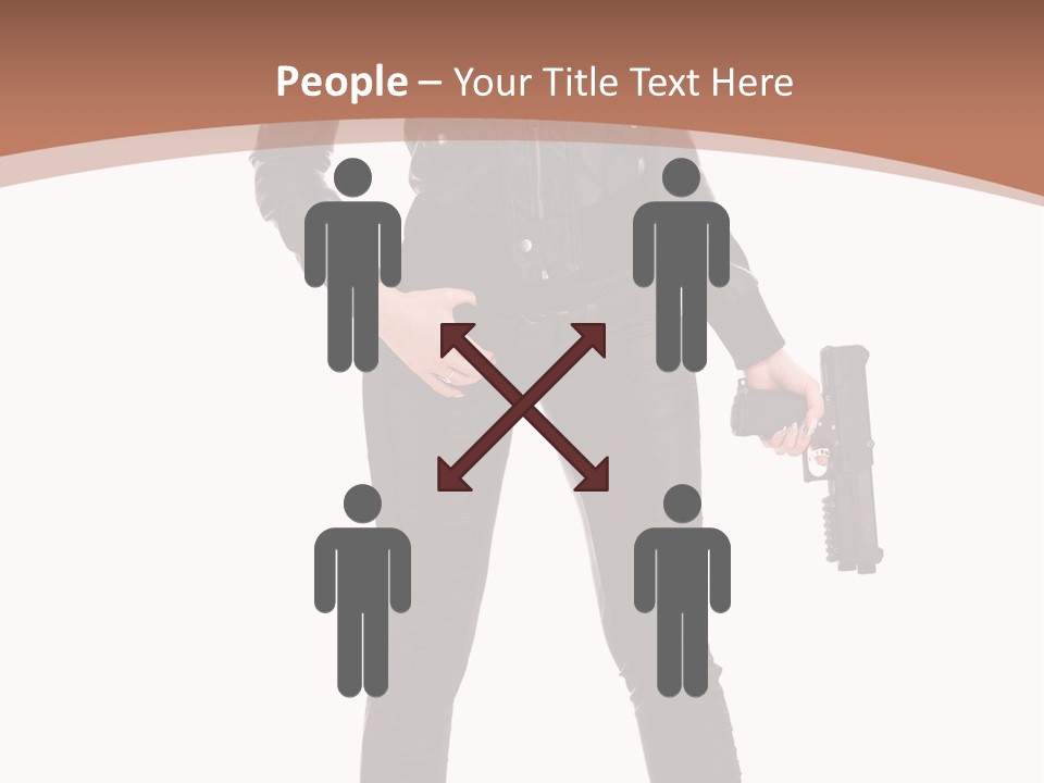 Lady Fashion Portrait PowerPoint Template