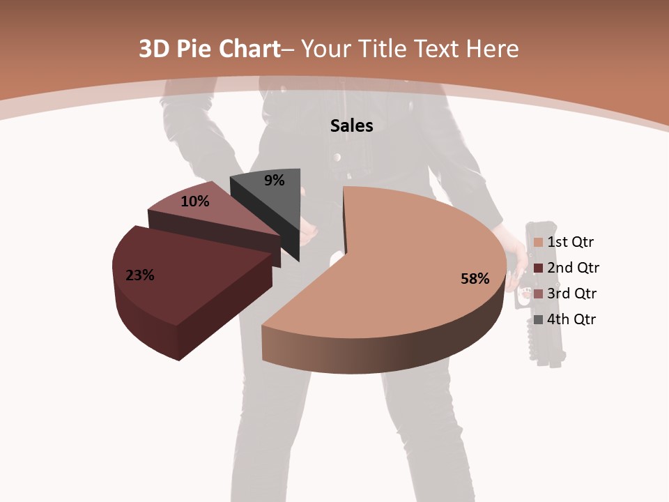 Lady Fashion Portrait PowerPoint Template