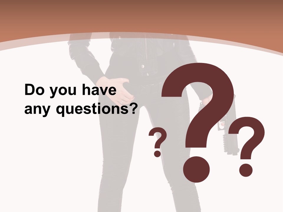 Lady Fashion Portrait PowerPoint Template