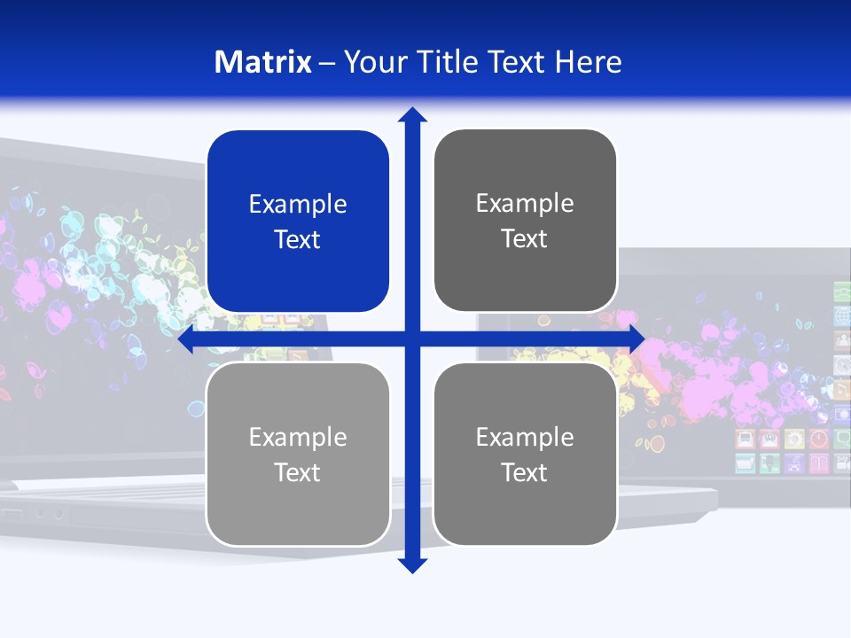 White Microelectronics Radio Receiver PowerPoint Template