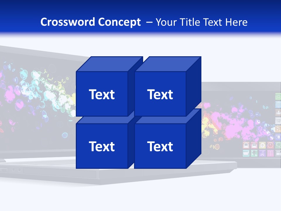 White Microelectronics Radio Receiver PowerPoint Template