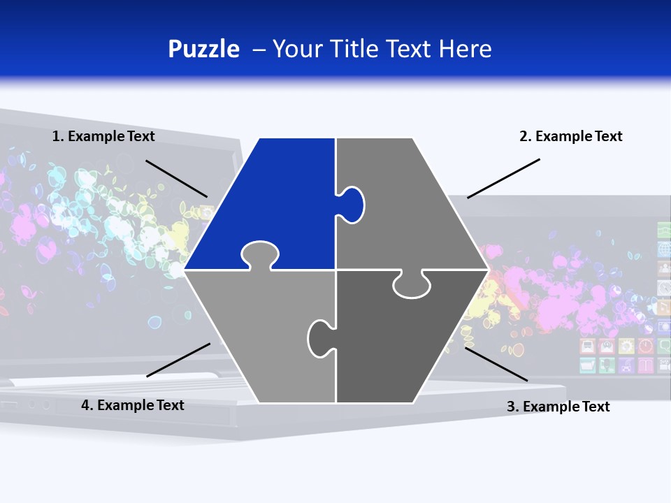 White Microelectronics Radio Receiver PowerPoint Template