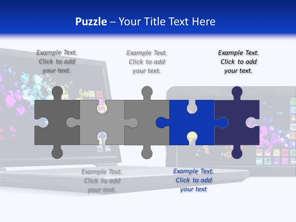 White Microelectronics Radio Receiver PowerPoint Template