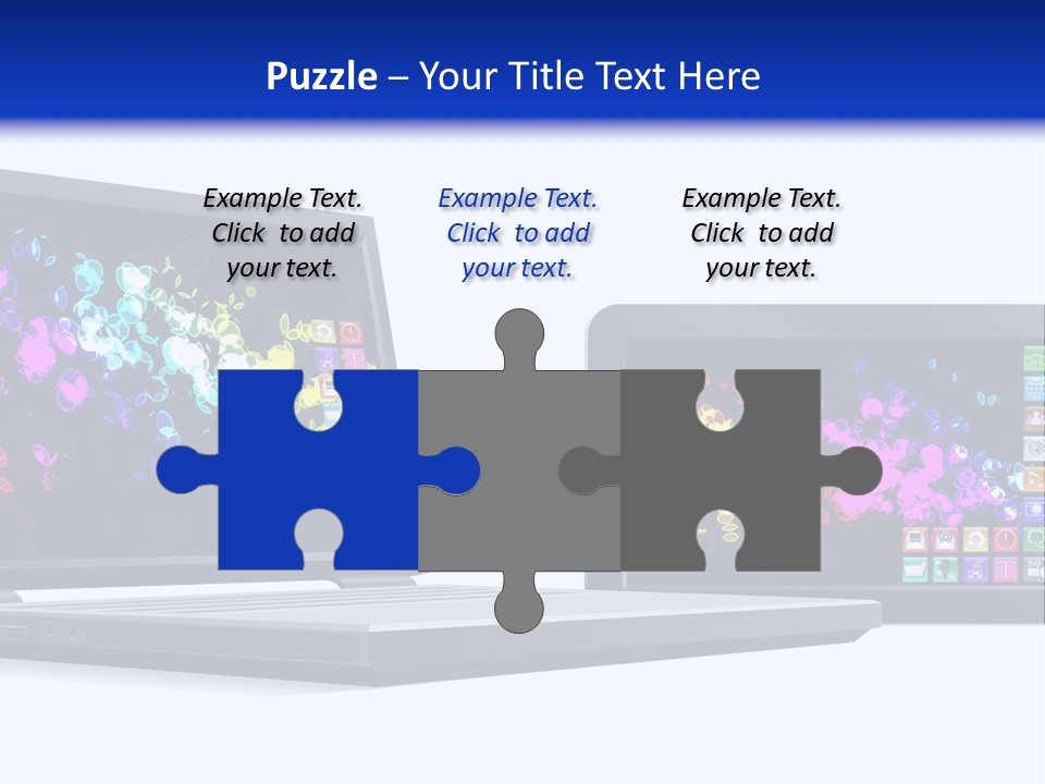 White Microelectronics Radio Receiver PowerPoint Template