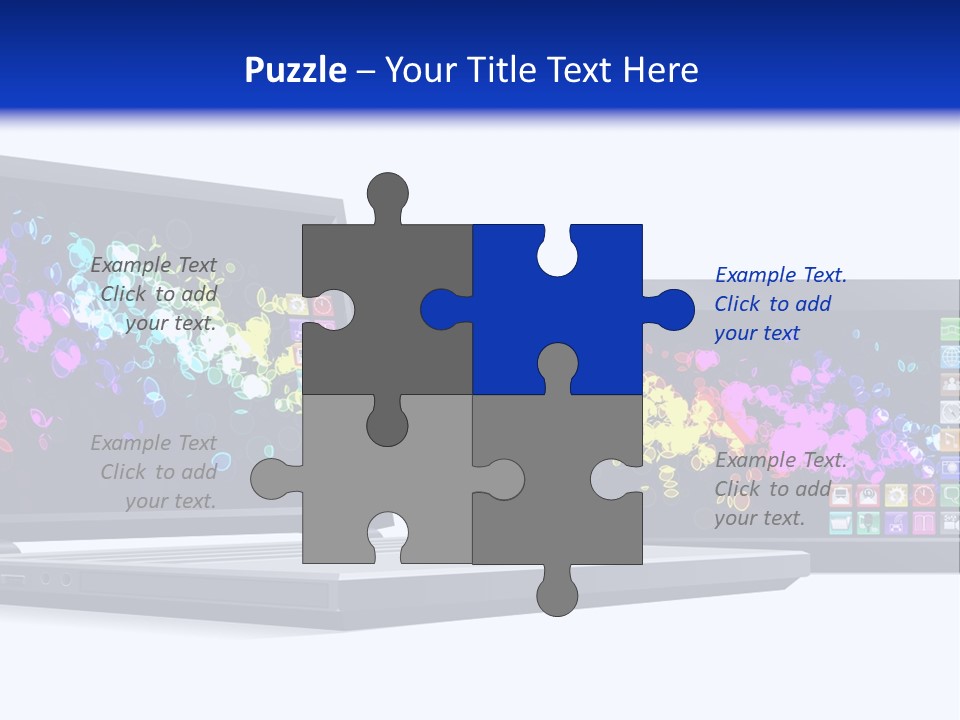 White Microelectronics Radio Receiver PowerPoint Template