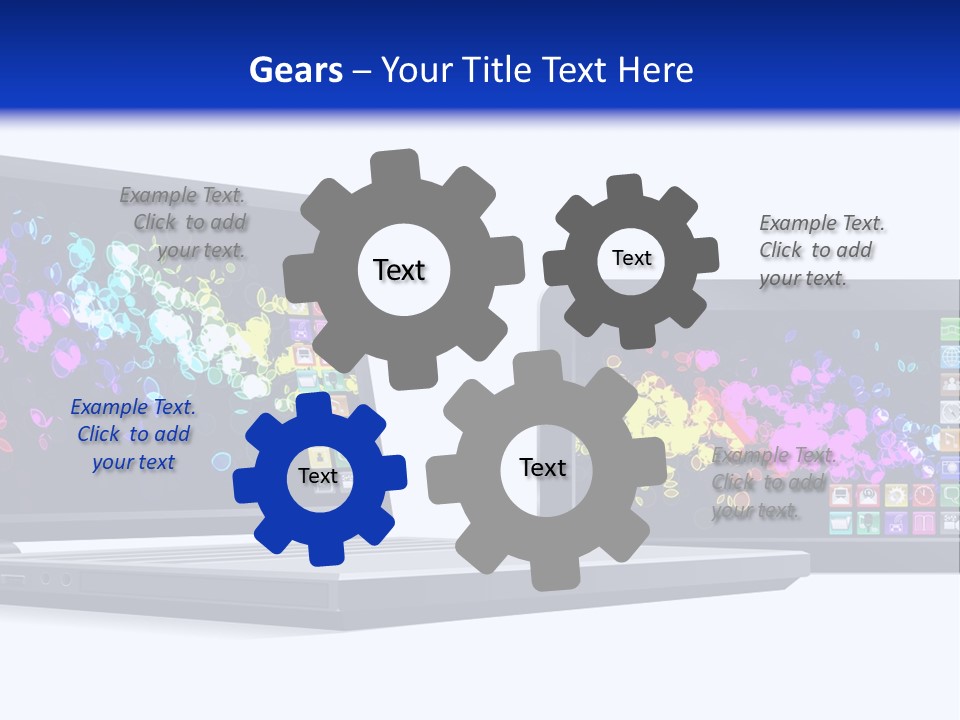 White Microelectronics Radio Receiver PowerPoint Template