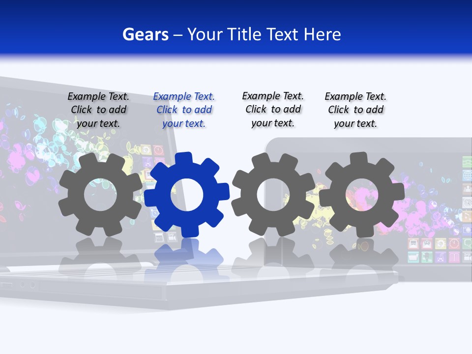 White Microelectronics Radio Receiver PowerPoint Template