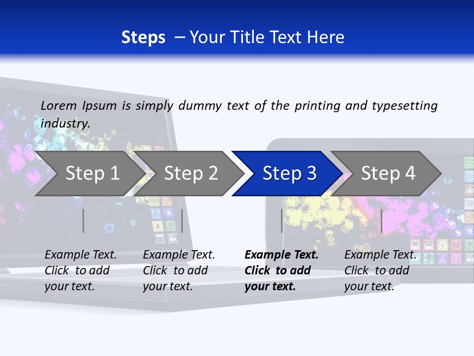 White Microelectronics Radio Receiver PowerPoint Template
