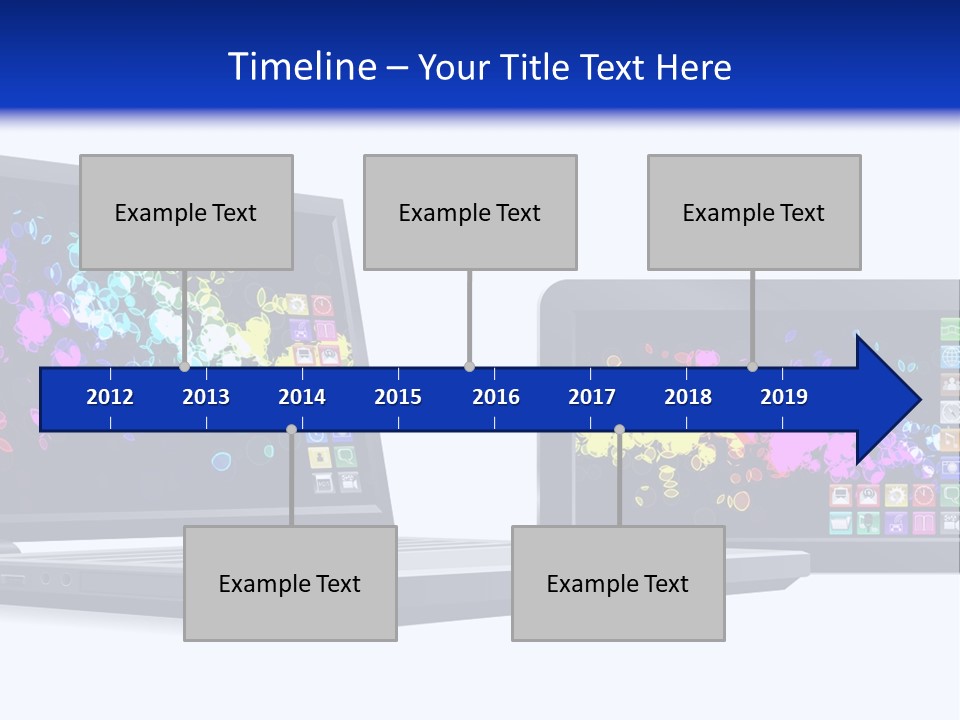 White Microelectronics Radio Receiver PowerPoint Template