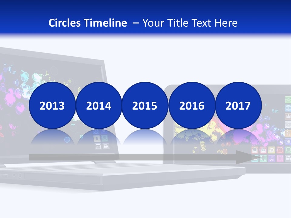 White Microelectronics Radio Receiver PowerPoint Template