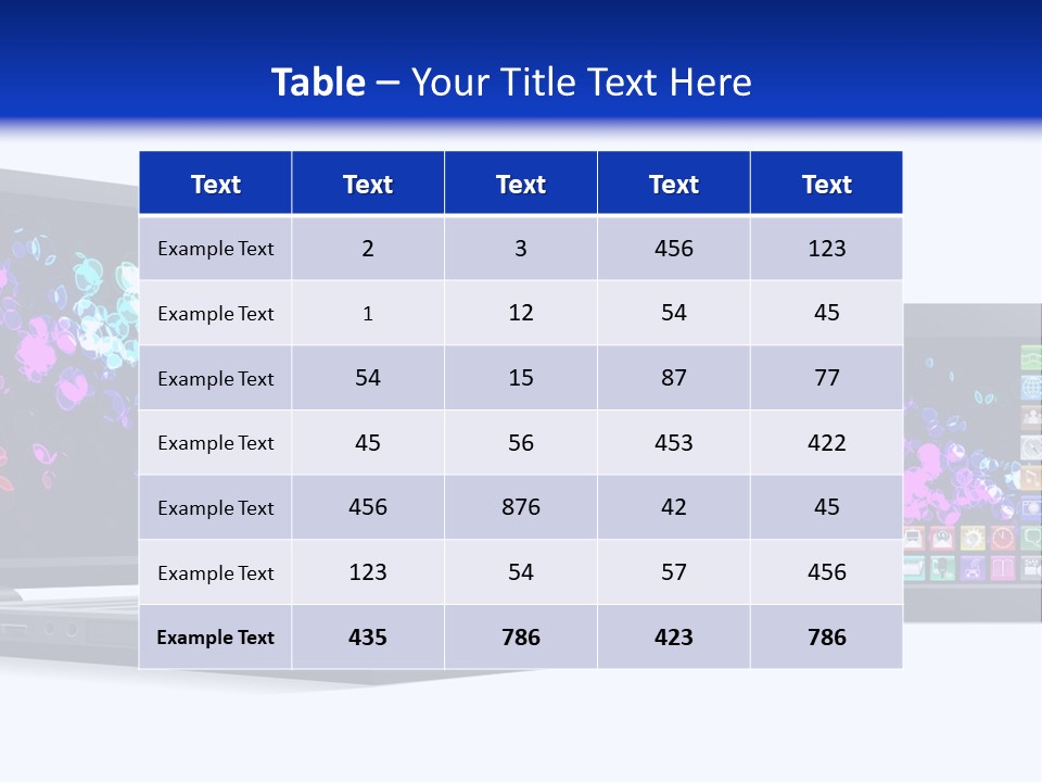White Microelectronics Radio Receiver PowerPoint Template