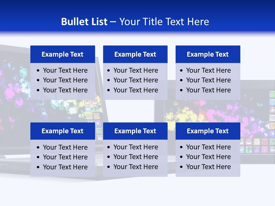 White Microelectronics Radio Receiver PowerPoint Template