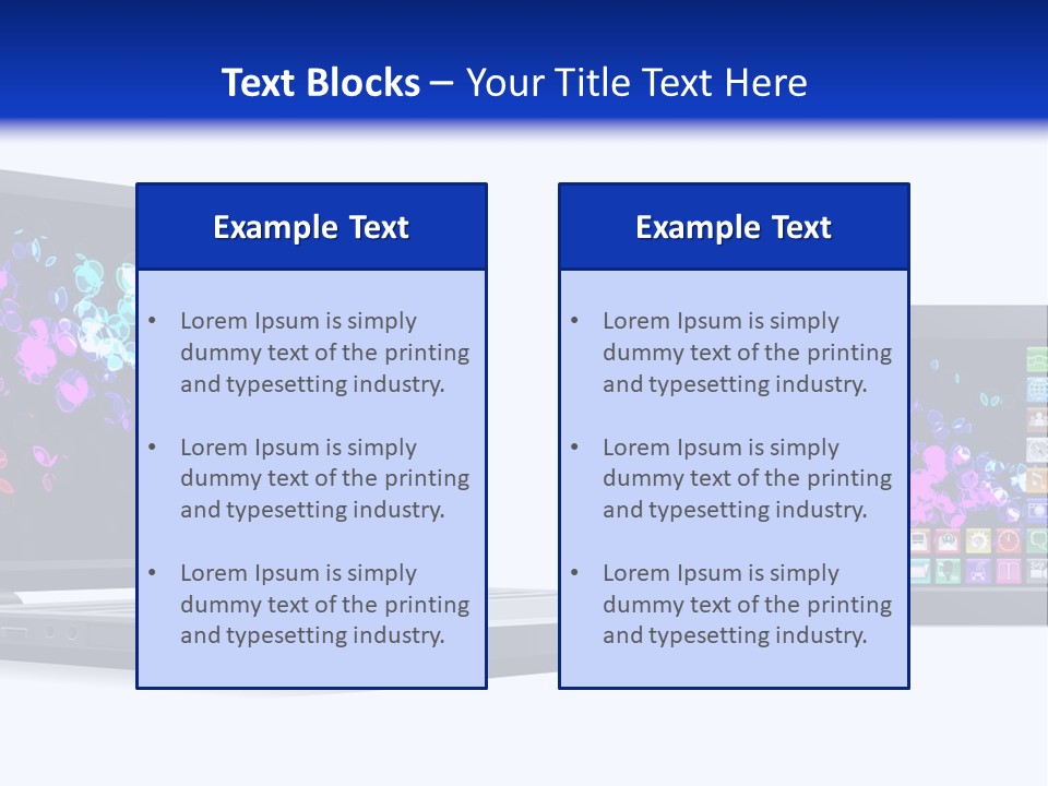 White Microelectronics Radio Receiver PowerPoint Template
