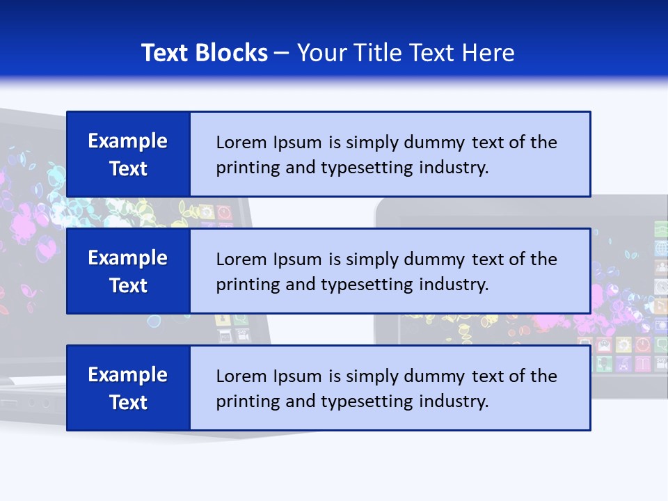 White Microelectronics Radio Receiver PowerPoint Template