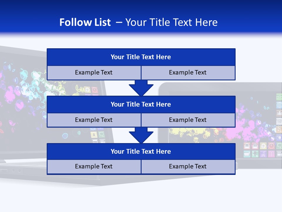 White Microelectronics Radio Receiver PowerPoint Template