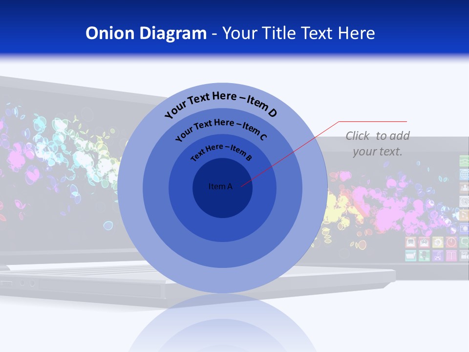 White Microelectronics Radio Receiver PowerPoint Template