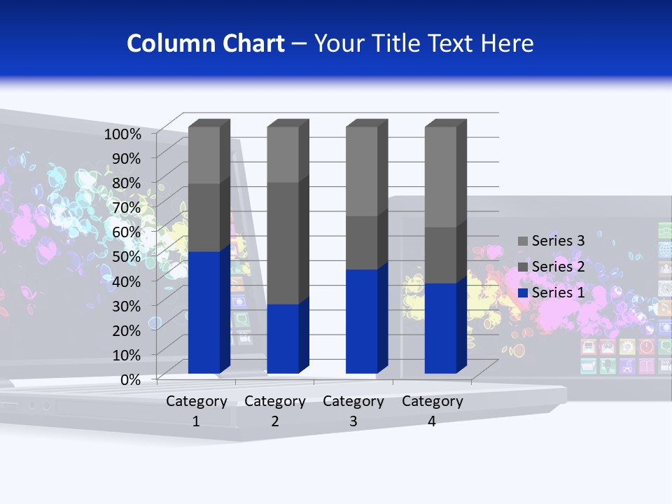 White Microelectronics Radio Receiver PowerPoint Template