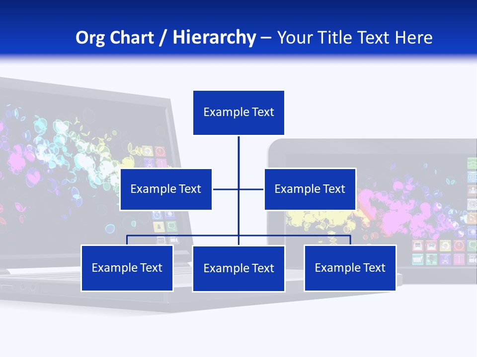 White Microelectronics Radio Receiver PowerPoint Template