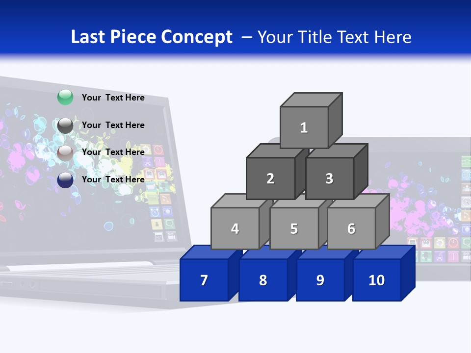 White Microelectronics Radio Receiver PowerPoint Template