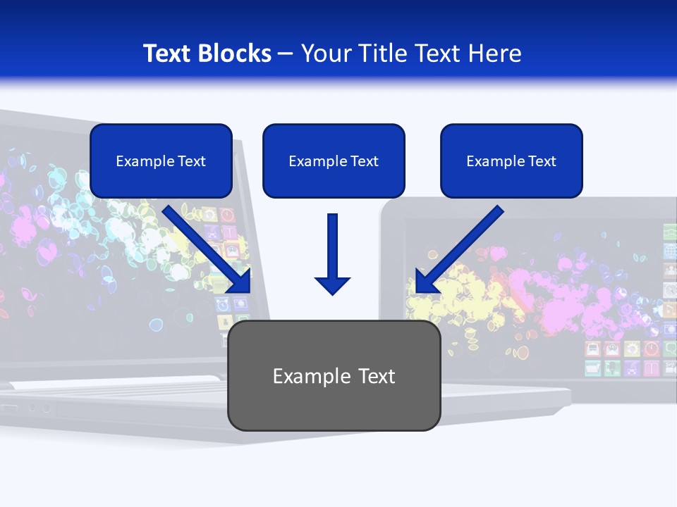 White Microelectronics Radio Receiver PowerPoint Template