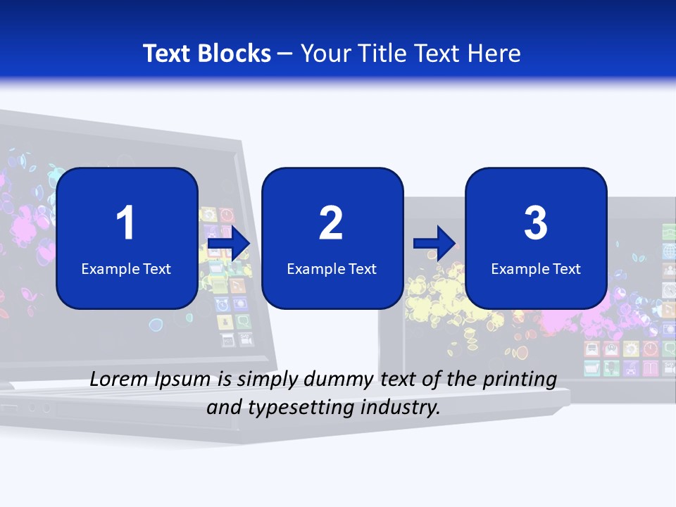 White Microelectronics Radio Receiver PowerPoint Template