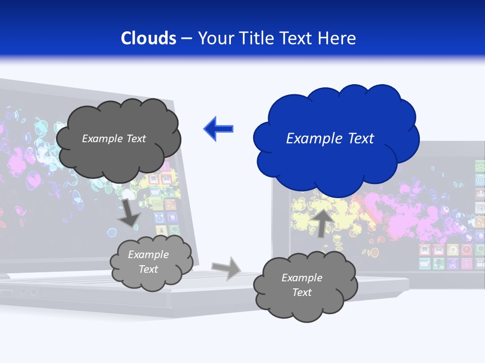 White Microelectronics Radio Receiver PowerPoint Template