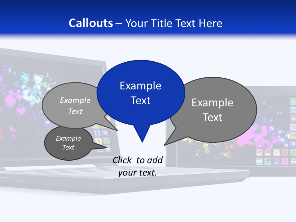 White Microelectronics Radio Receiver PowerPoint Template