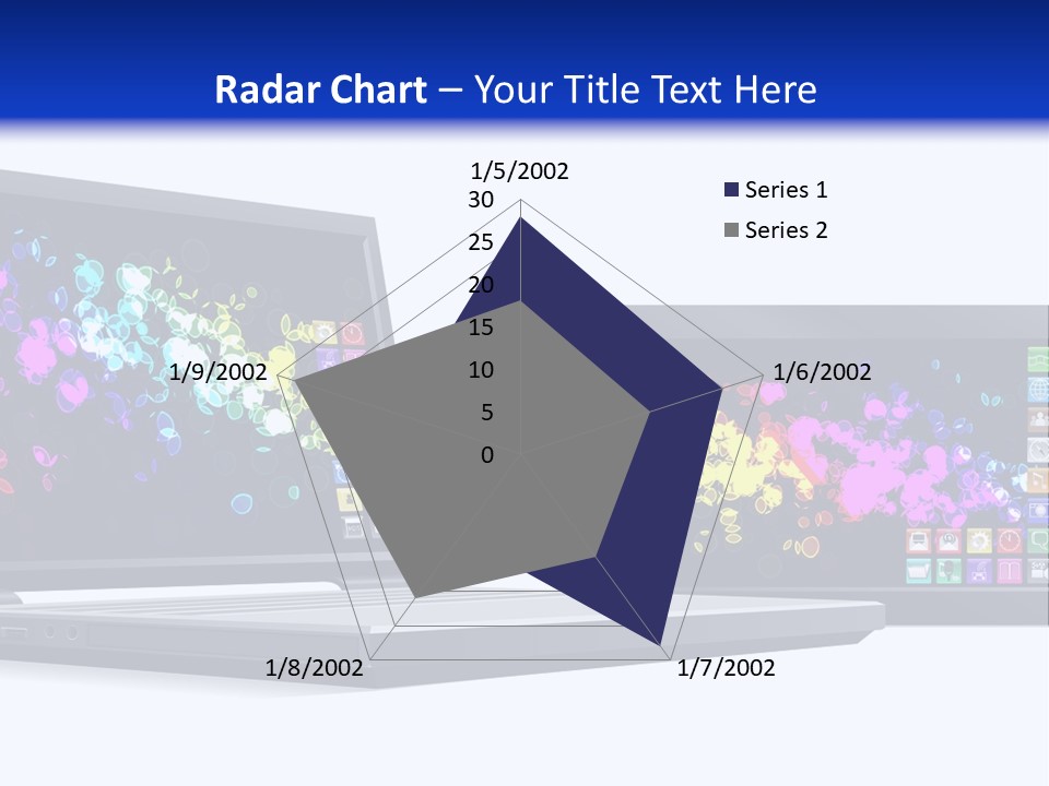 White Microelectronics Radio Receiver PowerPoint Template