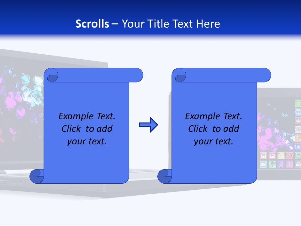 White Microelectronics Radio Receiver PowerPoint Template