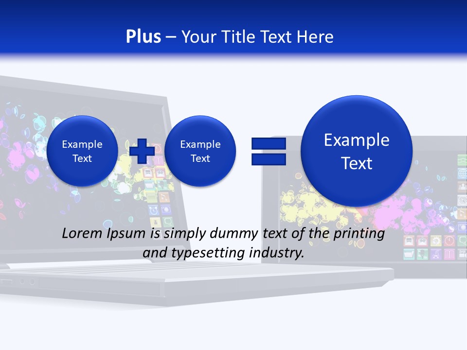 White Microelectronics Radio Receiver PowerPoint Template