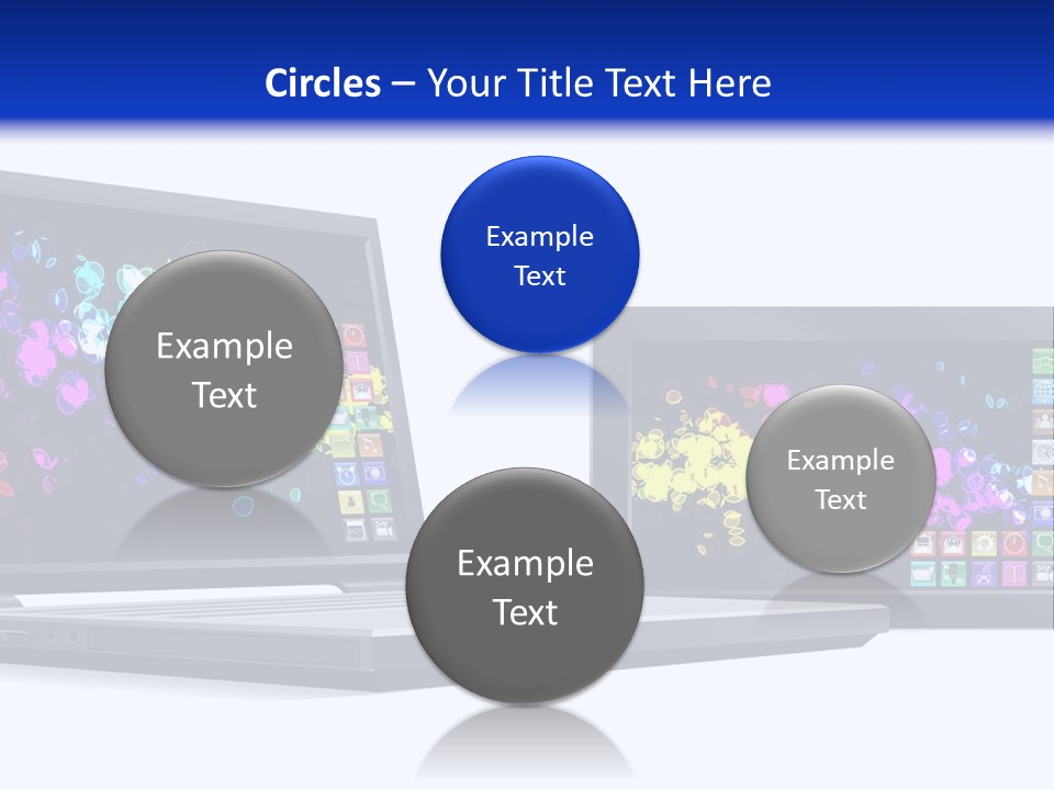 White Microelectronics Radio Receiver PowerPoint Template