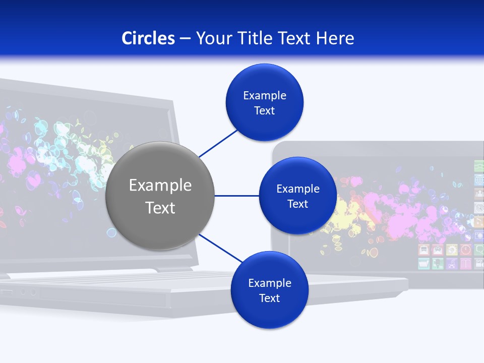 White Microelectronics Radio Receiver PowerPoint Template