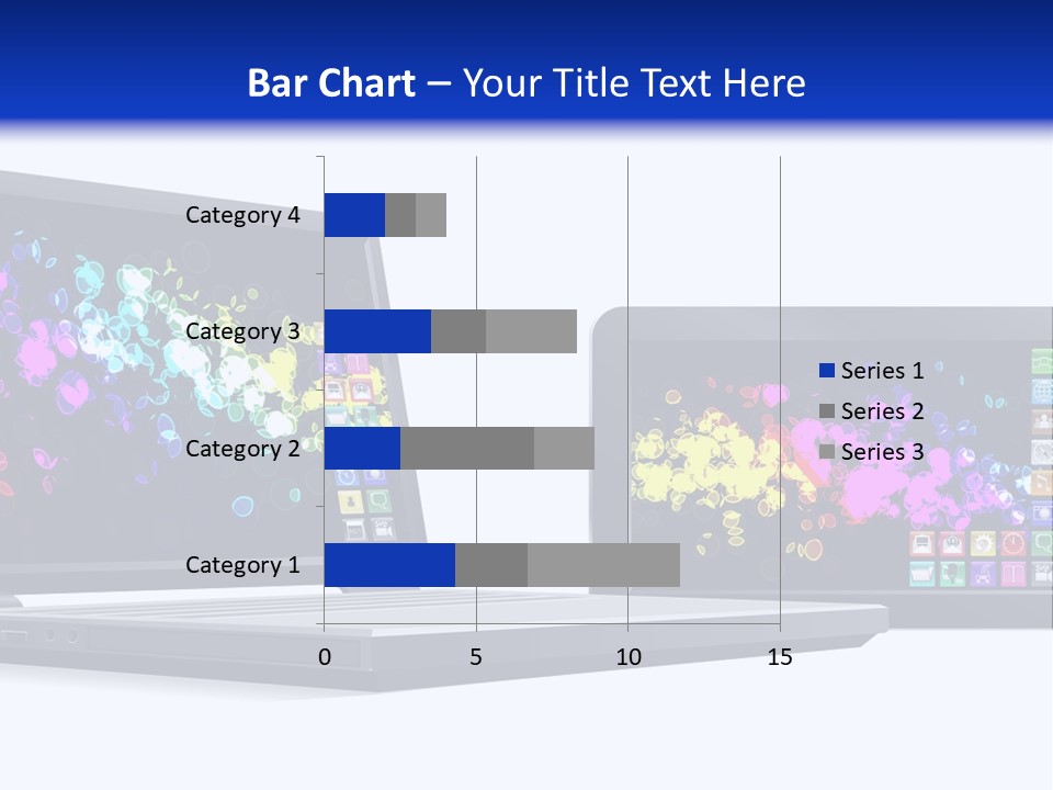 White Microelectronics Radio Receiver PowerPoint Template