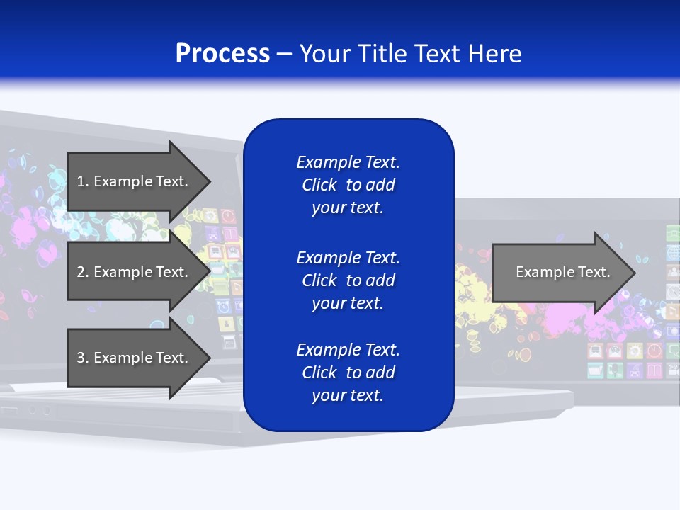 White Microelectronics Radio Receiver PowerPoint Template
