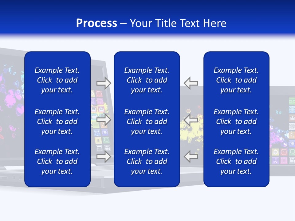 White Microelectronics Radio Receiver PowerPoint Template
