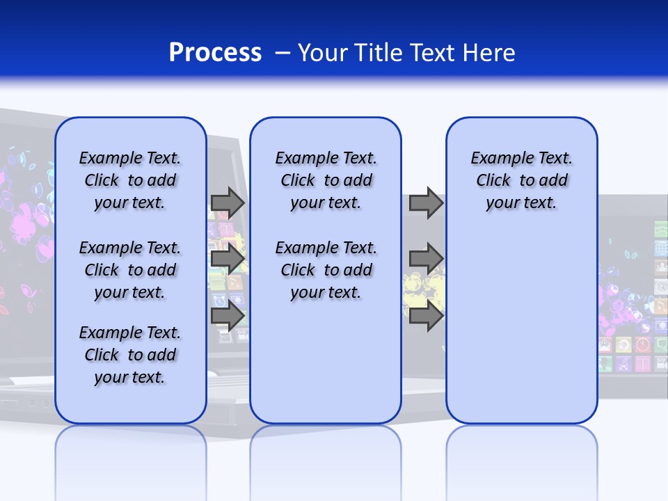 White Microelectronics Radio Receiver PowerPoint Template
