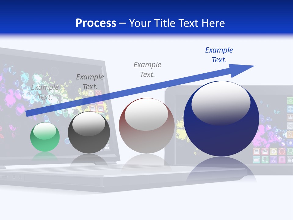 White Microelectronics Radio Receiver PowerPoint Template